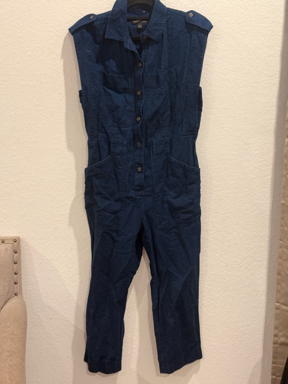Banana Republic Navy Blue Knit Top